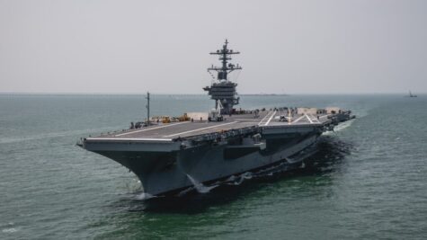Nimitz-class aircraft carrier (USS George Washington). Courtesy HII.